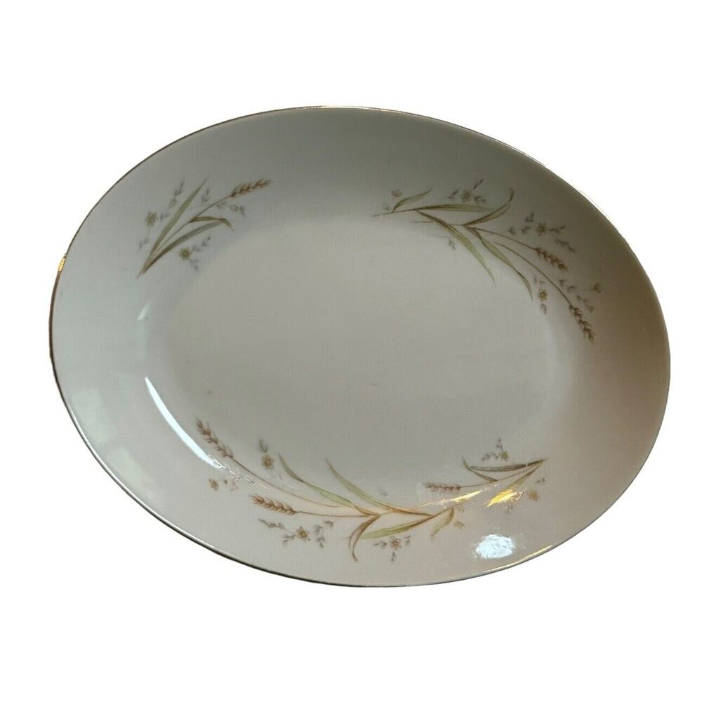 Golden Harvest Relish Tray Gravy Underplate VTG Japan Fine China‎ Cottage Core